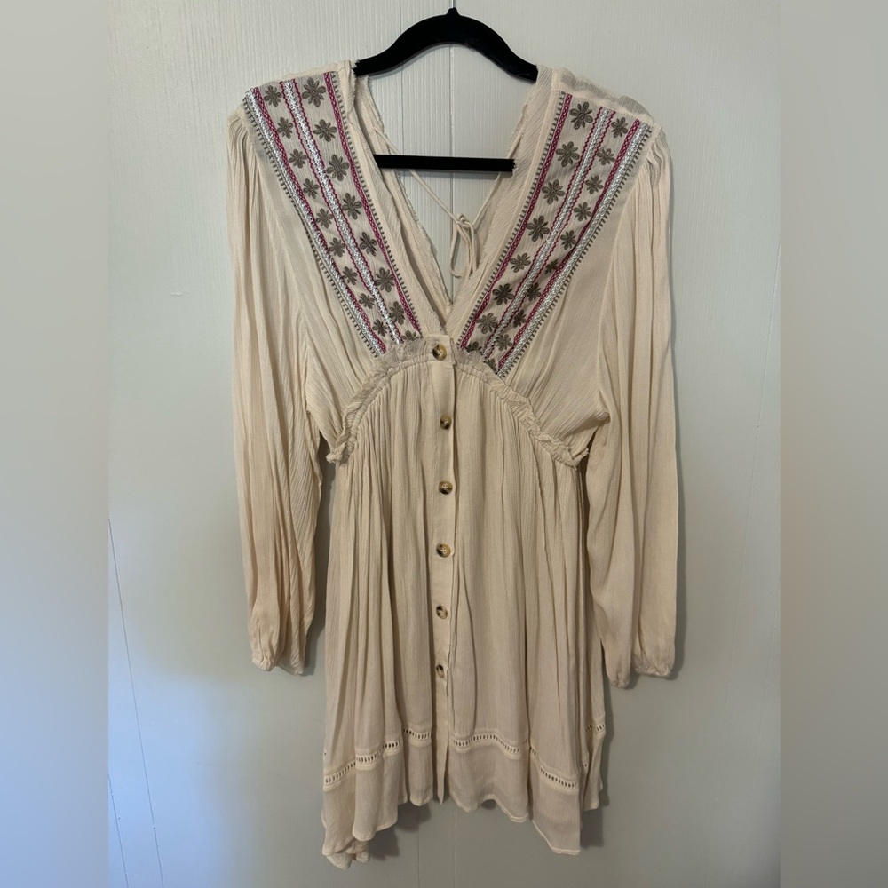 Bohemian light creamy tan Dress